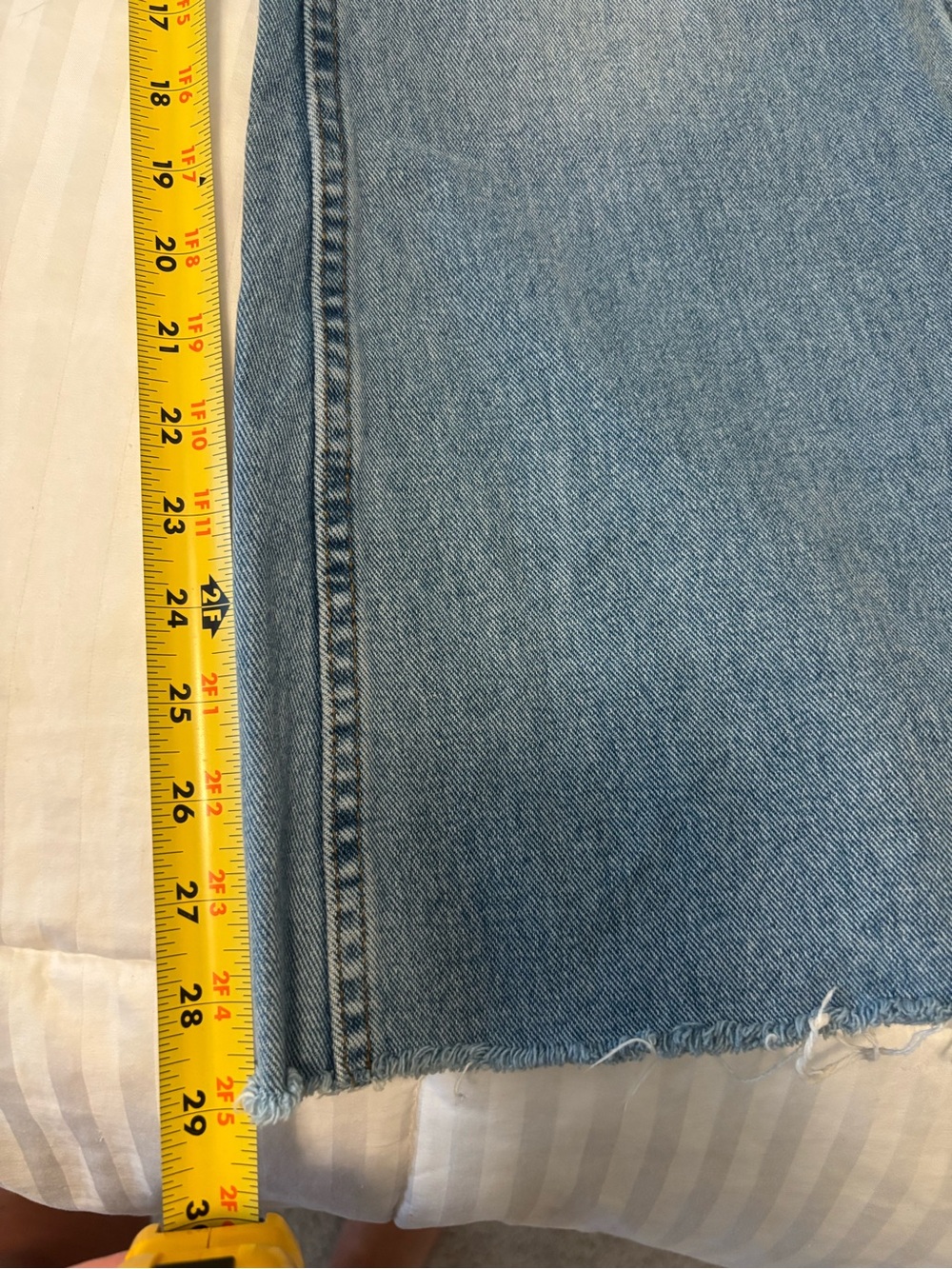 Billabong Wrangler Floral Patchwork Flare Jeans Raw Hem High Waisted Size 26 - Picture 8 of 9